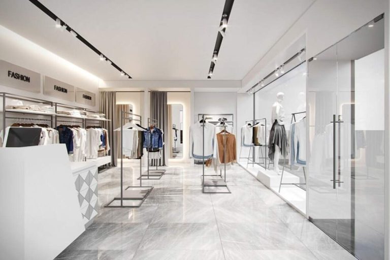 Mẫu Thiết Kế Shop Thời Trang Hiện Đại - Minimalist